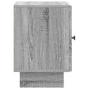 vidaXL Éjjeliszekrény 2 pcs Szürke Sonoma 43 x 34,5 x 50 cm Szerelt Fa