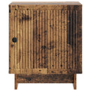 vidaXL Éjjeliszekrény 2 db Antik Fa 43 x 34,5 x 50 cm Szerelt Fa