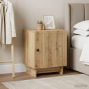 vidaXL Éjjeliszekrény 2 db Kézműves Tölgy 43 x 34,5 x 50 cm Szerelt Fa