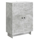 vidaXL Széf Betonszürke 66 x 34,5 x 90 cm Szerelt Fa