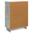 vidaXL Széf Betonszürke 66 x 34,5 x 90 cm Szerelt Fa