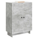 vidaXL Széf Betonszürke 66 x 34,5 x 90 cm Szerelt Fa