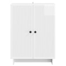 vidaXL Széf Magasfényű Fehér 66 x 34,5 x 90 cm Szerelt Fa