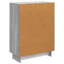 vidaXL Széf Szürke Sonoma 66 x 34,5 x 90 cm Szerelt Fa