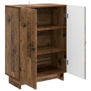 vidaXL Széf Antik Fa 66 x 34,5 x 90 cm Szerelt Fa