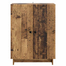 vidaXL Széf Antik Fa 66 x 34,5 x 90 cm Szerelt Fa