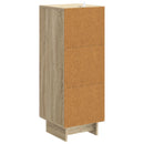 vidaXL Széf Sonoma Tölgy 33 x 34,5 x 90 cm Szerelt Fa