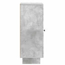 vidaXL Széf Betonszürke 33 x 34,5 x 90 cm Szerelt Fa