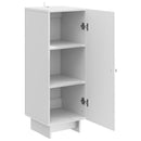 vidaXL Széf Magasfényű Fehér 33 x 34,5 x 90 cm Szerelt Fa