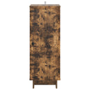 vidaXL Széf Füstös Tölgy 33 x 34,5 x 90 cm Szerelt Fa