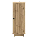 vidaXL Széf Kézműves Tölgy 33 x 34,5 x 90 cm Szerelt Fa