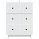 vidaXL Fiókos szekrény Fehér 66 x 34,5 x 90 cm Szerelt Fa