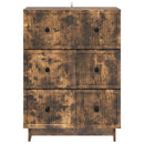 vidaXL Fiókos szekrény Füstös Tölgy 66 x 34,5 x 90 cm Szerelt Fa