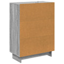 vidaXL Fiókos szekrény Szürke Sonoma 66 x 34,5 x 90 cm Szerelt Fa