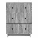 vidaXL Fiókos szekrény Szürke Sonoma 66 x 34,5 x 90 cm Szerelt Fa