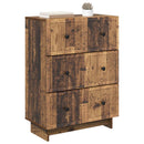 vidaXL Fiókos szekrény Antik Fa 66 x 34,5 x 90 cm Szerelt Fa
