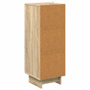 vidaXL Fiókos szekrény Sonoma Tölgy 33 x 34,5 x 90 cm Szerelt Fa