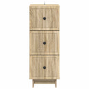 vidaXL Fiókos szekrény Sonoma Tölgy 33 x 34,5 x 90 cm Szerelt Fa