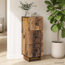 vidaXL Fiókos szekrény Antik Fa 33 x 34,5 x 90 cm Szerelt Fa