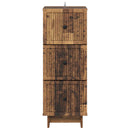 vidaXL Fiókos szekrény Antik Fa 33 x 34,5 x 90 cm Szerelt Fa