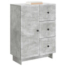 vidaXL Széf fiókkal Betonszürke 66 x 34,5 x 90 cm Szerelt Fa