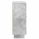 vidaXL Széf fiókkal Betonszürke 66 x 34,5 x 90 cm Szerelt Fa
