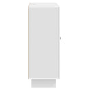 vidaXL Széf fiókkal Magasfényű Fehér 66 x 34,5 x 90 cm Szerelt Fa
