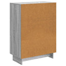 vidaXL Széf fiókkal Szürke Sonoma 66 x 34,5 x 90 cm Szerelt Fa