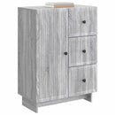 vidaXL Széf fiókkal Szürke Sonoma 66 x 34,5 x 90 cm Szerelt Fa