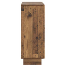 vidaXL Széf fiókkal Antik Fa 66 x 34,5 x 90 cm Szerelt Fa