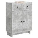 vidaXL Széf fiókkal Betonszürke 66 x 34,5 x 90 cm Szerelt Fa