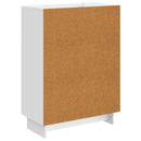 vidaXL Széf fiókkal Magasfényű Fehér 66 x 34,5 x 90 cm Szerelt Fa