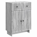 vidaXL Széf fiókkal Szürke Sonoma 66 x 34,5 x 90 cm Szerelt Fa
