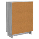vidaXL Széf fiókkal Szürke Sonoma 66 x 34,5 x 90 cm Szerelt Fa