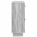 vidaXL Széf fiókkal Szürke Sonoma 66 x 34,5 x 90 cm Szerelt Fa