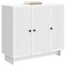 vidaXL Széf Fehér 89 x 34,5 x 80 cm Szerelt Fa