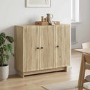 vidaXL Széf Sonoma Tölgy 89 x 34,5 x 80 cm Szerelt Fa