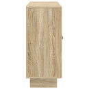 vidaXL Széf Sonoma Tölgy 89 x 34,5 x 80 cm Szerelt Fa