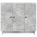 vidaXL Széf Betonszürke 89 x 34,5 x 80 cm Szerelt Fa
