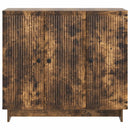 vidaXL Széf Füstös Tölgy 89 x 34,5 x 80 cm Szerelt Fa
