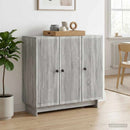 vidaXL Széf Szürke Sonoma 89 x 34,5 x 80 cm Szerelt Fa