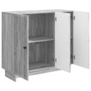 vidaXL Széf Szürke Sonoma 89 x 34,5 x 80 cm Szerelt Fa