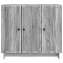 vidaXL Széf Szürke Sonoma 89 x 34,5 x 80 cm Szerelt Fa