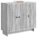 vidaXL Széf Szürke Sonoma 89 x 34,5 x 80 cm Szerelt Fa