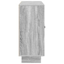 vidaXL Széf Szürke Sonoma 89 x 34,5 x 80 cm Szerelt Fa