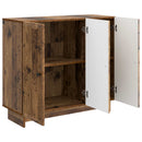vidaXL Széf Antik Fa 89 x 34,5 x 80 cm Szerelt Fa