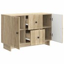 vidaXL Széf fiókkal Sonoma Tölgy 89 x 34,5 x 60 cm Szerelt Fa