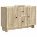 vidaXL Széf fiókkal Sonoma Tölgy 89 x 34,5 x 60 cm Szerelt Fa