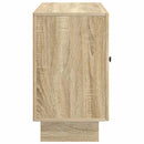 vidaXL Széf fiókkal Sonoma Tölgy 89 x 34,5 x 60 cm Szerelt Fa