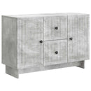 vidaXL Széf fiókkal Betonszürke 89 x 34,5 x 60 cm Szerelt Fa